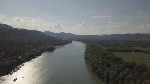 River Danube Stock Footage 94386896