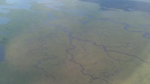 River Delta from the air 動画素材 64850618