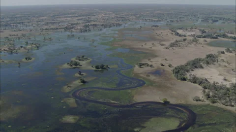 River Delta Stock Footage 39886777
