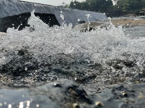 River Dem Flow Stock Photos