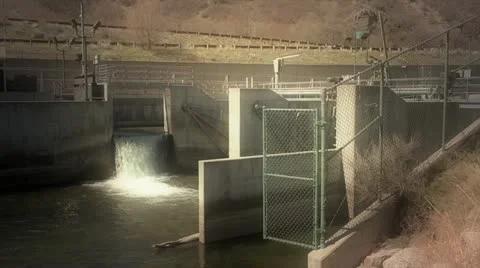 River Diversion Stock Footage 10881685