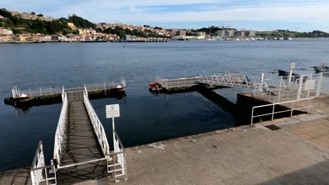 River Docking A Tranquil Arrival Stock Footage 278592162