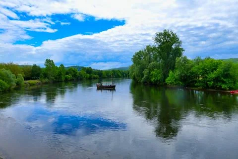 River Dordogne. Stock Photos