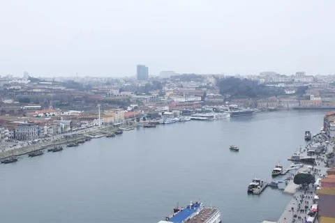 River Douro from Luis I Bridge Stock Photos