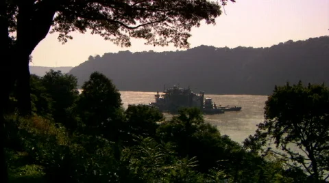 River Dredger 282 Stock Footage 508064