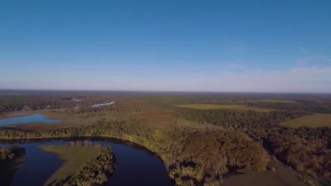 River Drone Shot Stock Footage 111269147