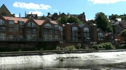 River at Durham Stock Footage 873218