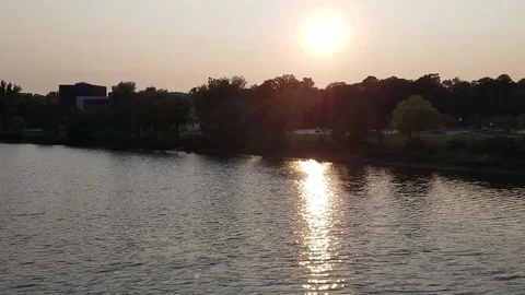 River during dusk Stock Footage 166717228