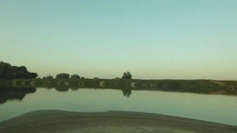 River at dusk, silence, summer 스톡 동영상 94185502