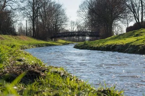 River Erft Fotos de archivo