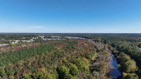 The River in Fall Stock Footage 288857967