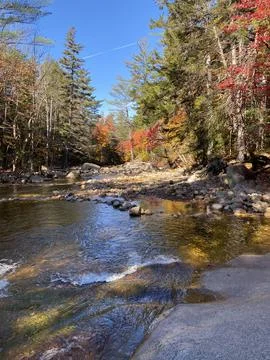 River in the Fall Stock Photos