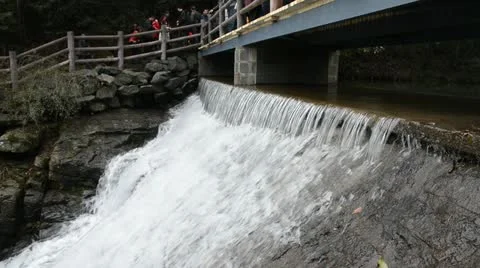 River falls in outdoor Video stock 22147783