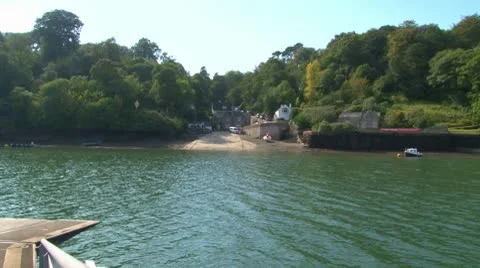 River Ferry Video stock 8952239
