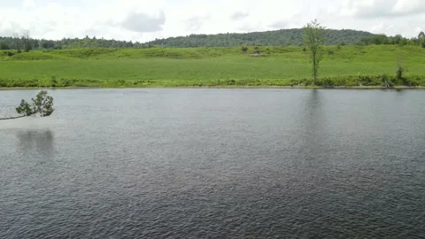 From the river to the field Stock Footage 158756107