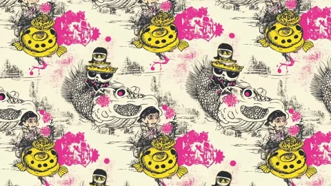 River Fish Drift – Horizontal Motion Video stock 306520453