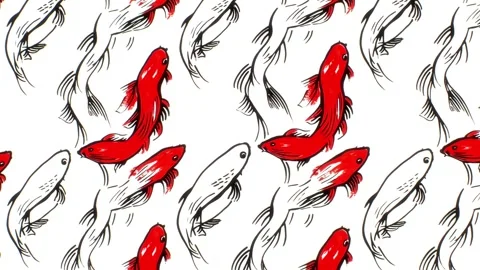 River Fish Drift – Horizontal Motion Stock Footage 306526208