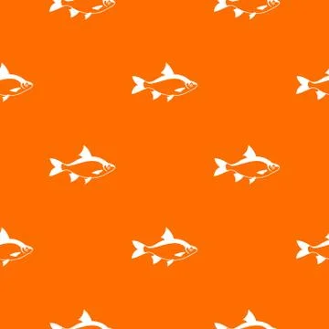 River fish pattern seamless Stock Illustration