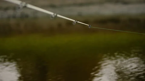 River fishing at speed Video stock 93541741