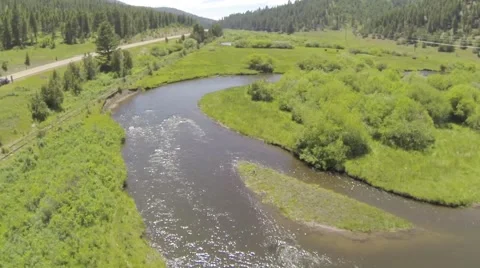 River flight raw 2 Stock Footage 51365547