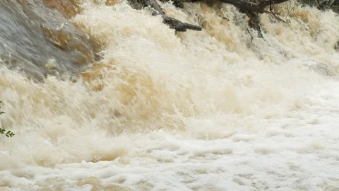 River In Flood 06 Stock Footage 113062614
