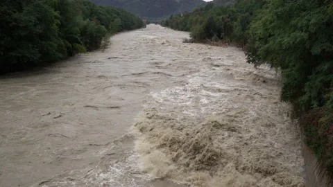 River flood Stock Footage 140533536