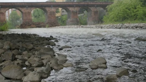 River flood in Italy (3) Stock Footage 89354922