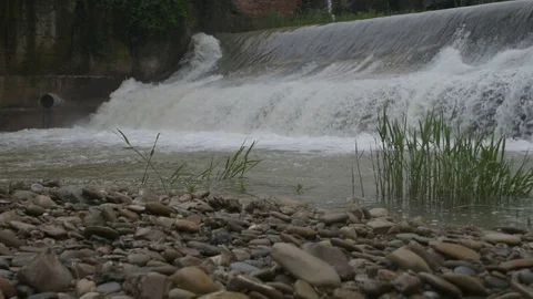 River flood in Italy (4) Stock Footage 89354787