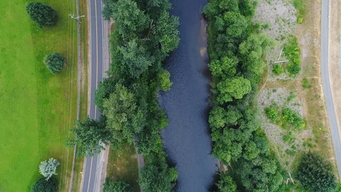 River flow. Clean environment. Stock Footage 91713415