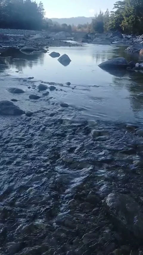 River flow Stock Footage 203496738
