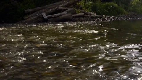 River flow, stream Video stock 89022275
