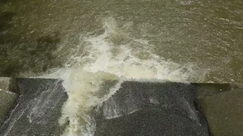 River flow from upstream Stock-Footage 330659385