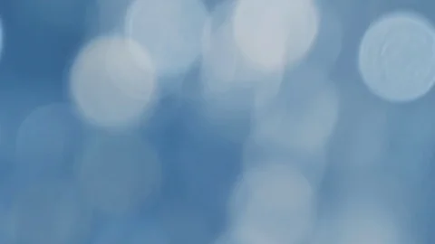 River Flowing on Back sunlight makes Ball bokeh in sparkling. Stock Footage 109148018