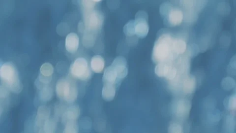 River Flowing on Back sunlight makes Ball bokeh in sparkling. Stock Footage 109148661