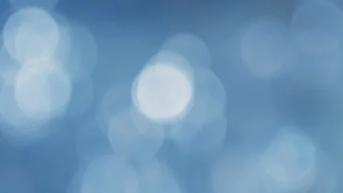 River Flowing on Back sunlight makes Ball bokeh in sparkling. Stock Footage 109148844