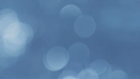 River Flowing on Back sunlight makes Ball bokeh in sparkling. Stock Footage 109149248