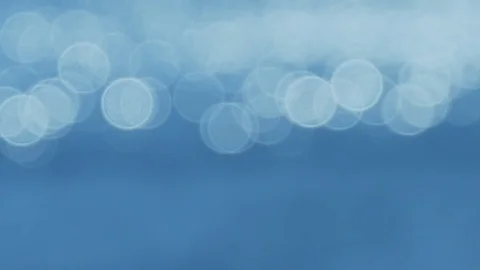 River Flowing on Back sunlight makes Ball bokeh in sparkling. Stock Footage 109150402