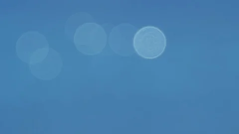 River Flowing on Back sunlight makes Ball bokeh in sparkling. Stock Footage 109150452