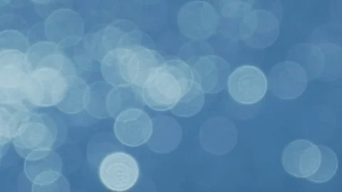 River Flowing on Back sunlight makes Ball bokeh in sparkling. Stock Footage 109151478