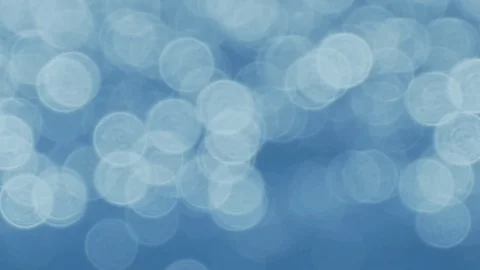 River Flowing on Back sunlight makes Ball bokeh in sparkling. Stock Footage 109151623