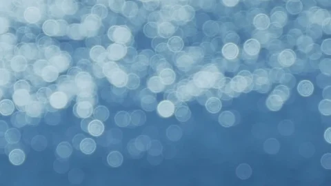 River Flowing on Back sunlight makes Ball bokeh in sparkling. Stock Footage 109153047