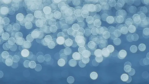 River Flowing on Back sunlight makes Ball bokeh in sparkling. Stock Footage 109153403