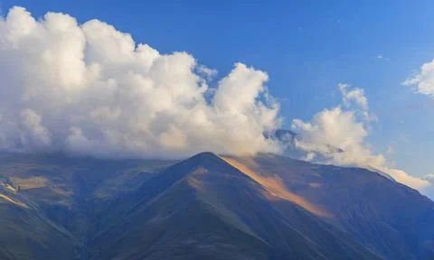 River flowing down from the mountain Stock Photos