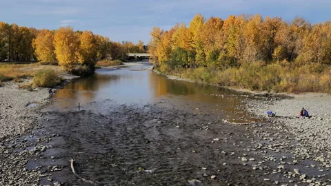 River flowing Stock Footage 142761675