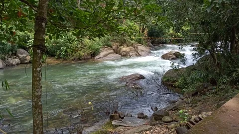 River flowing Stock Footage 204590434