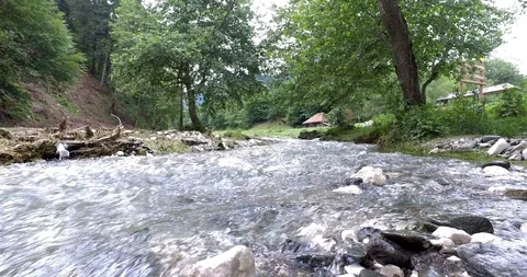 River flowing in mountains Video stock 102889775