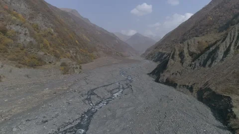 River flowing from the mountains Stock Footage 232915737