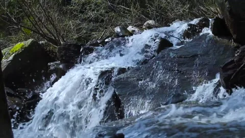River Flowing / Nature / Slow Motion Stock Footage 143638246