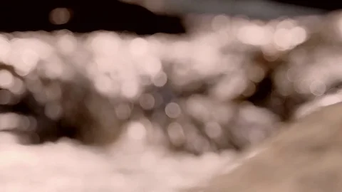 River flowing over rocks in slow motion in Sapanca city / Turkey Vídeo Stock 79925353