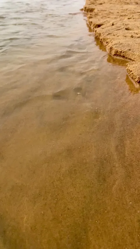 A river that is flowing with sand. Stock Footage 293948867